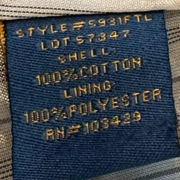 Millard Fillmore MF-13 Short Sleeve Navy Blue With Red Stitching Jacket W Sz M - Picture 9 of 13